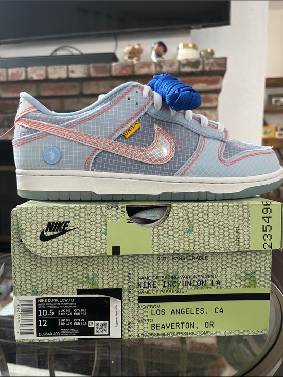 Nike Other - Nike Dunk Low Union Passport Pack Argon DJ9649-400 Men’s 10.5 / Women’s 12 New